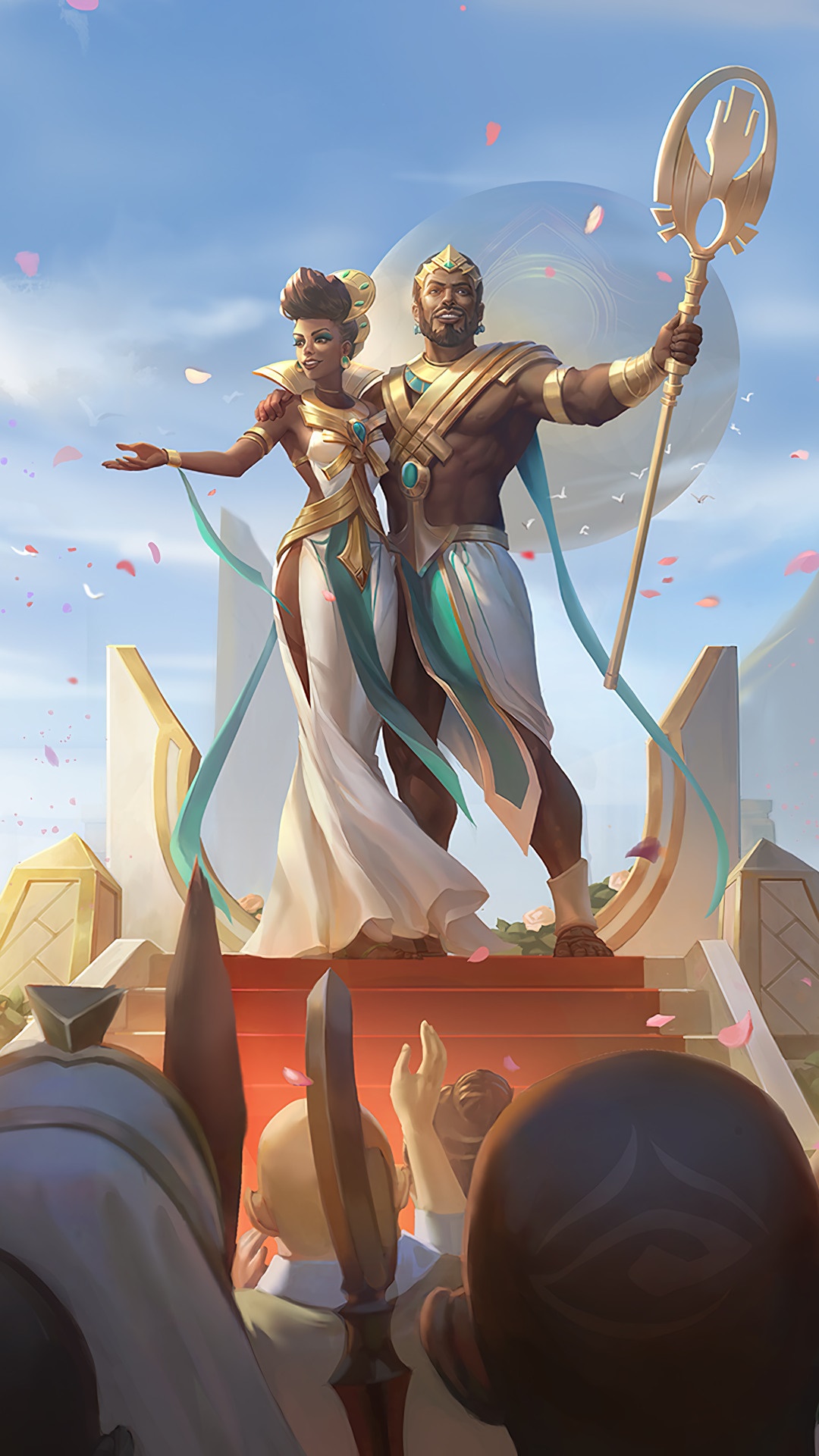 Renekton and Nasus from Legends of Runeterra HD Phone Wallpaper