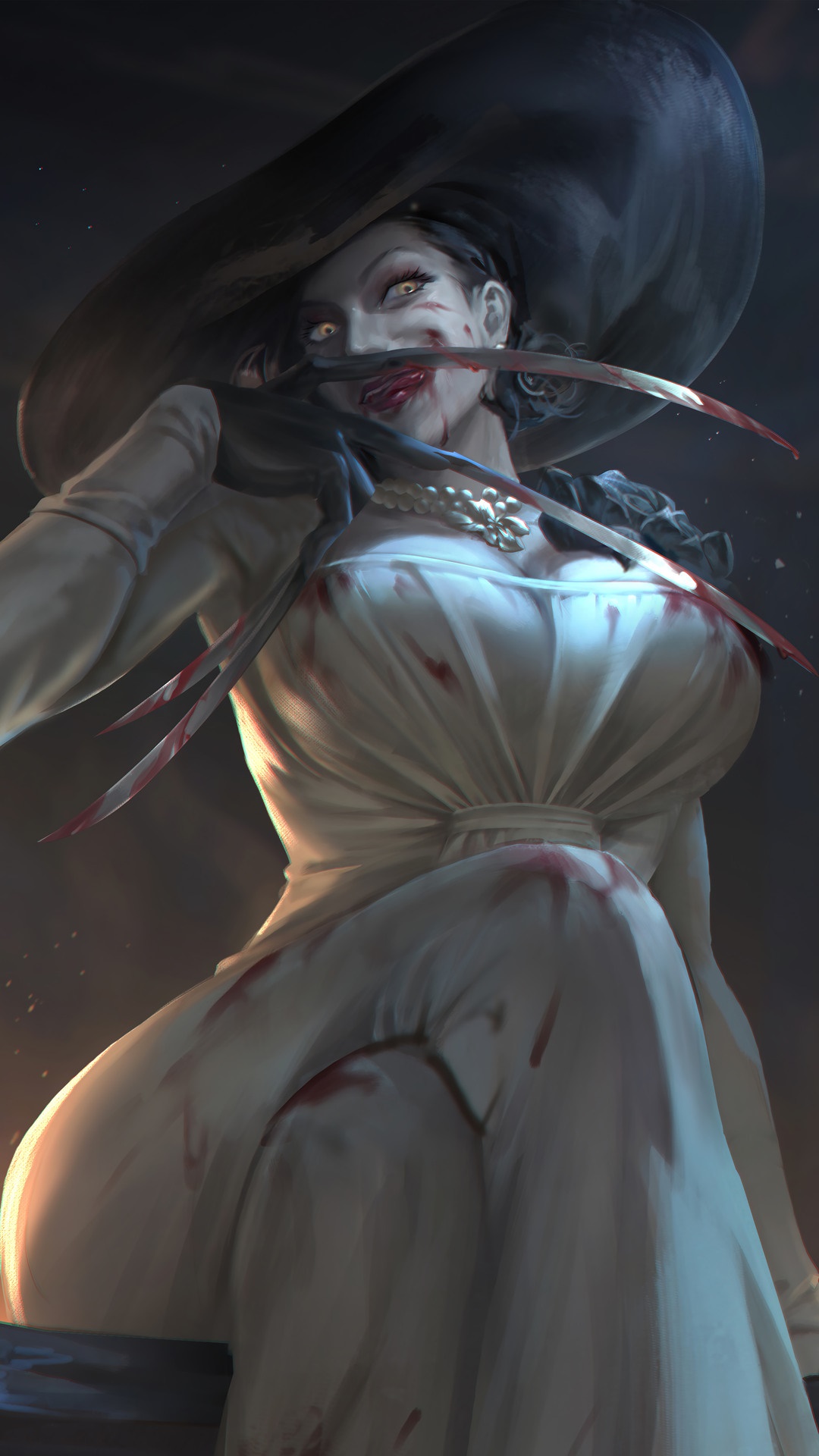 Alcina Dimitrescu from Resident Evil Village HD Phone Wallpaper