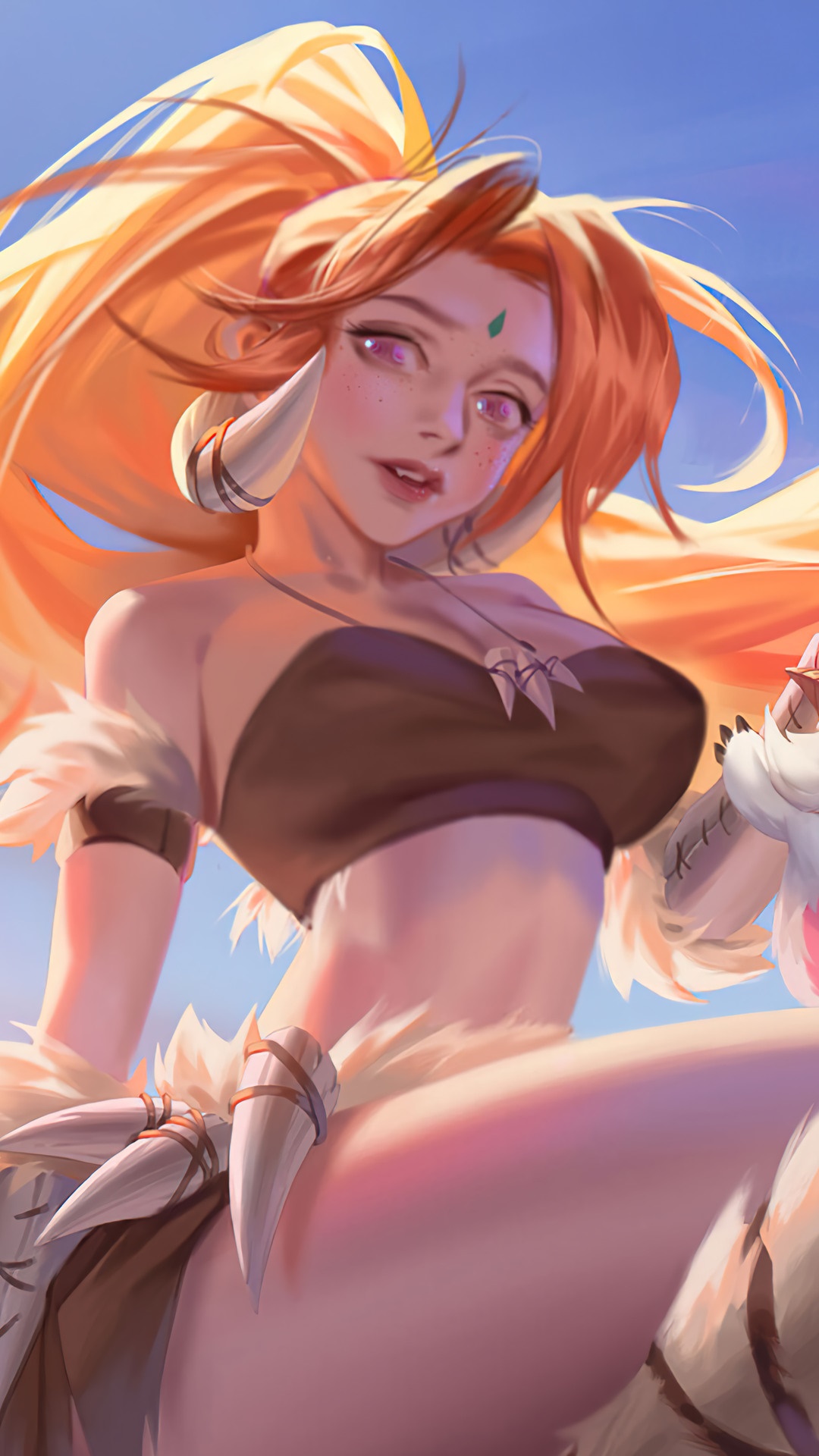 Nidalee from League of Legends HD Phone Wallpaper