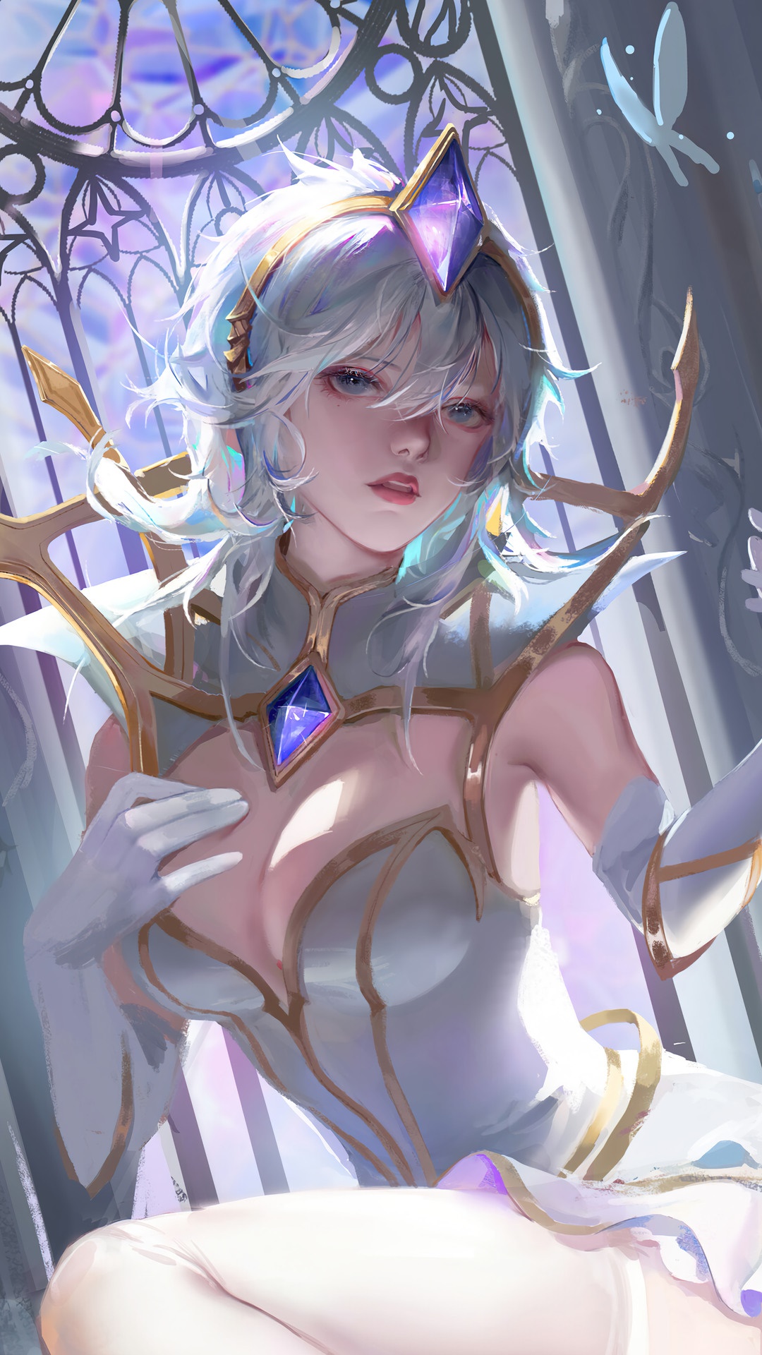 Lux from League of Legends HD Phone Wallpaper