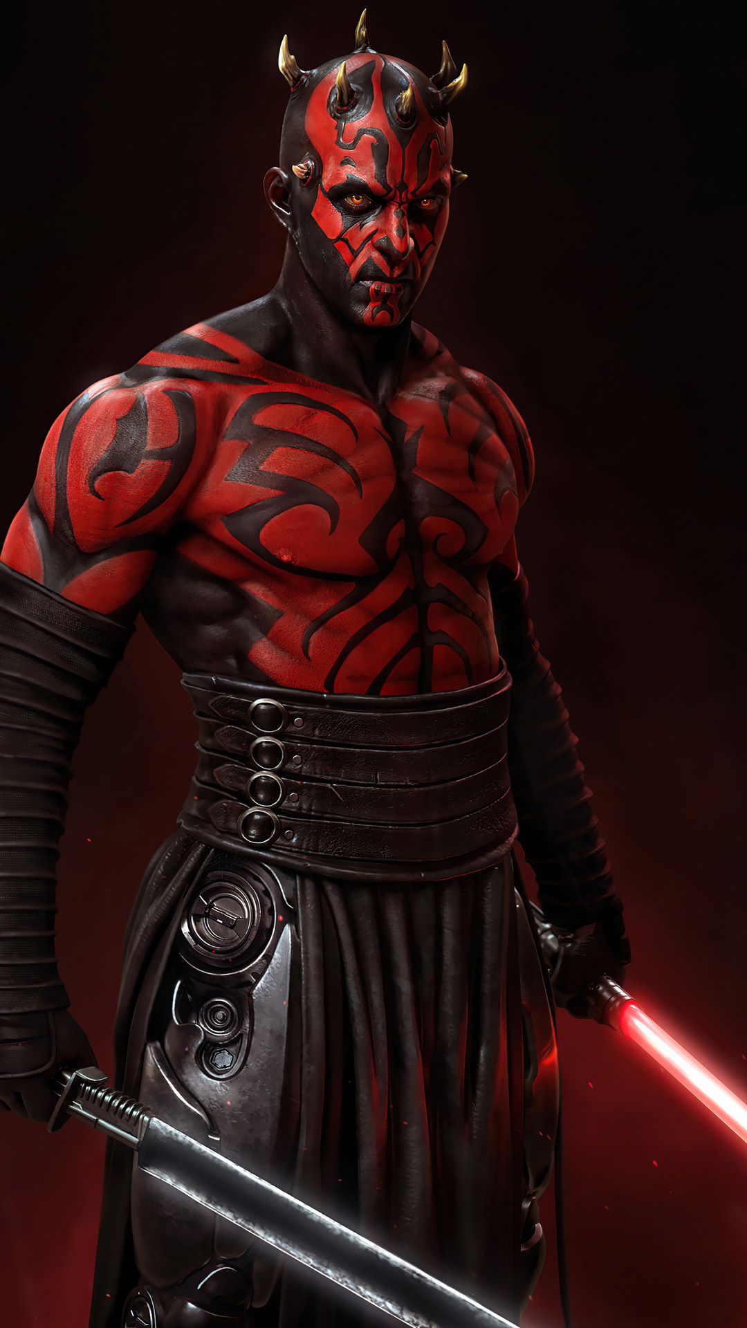 Darth Maul from Star Wars HD Phone Wallpaper