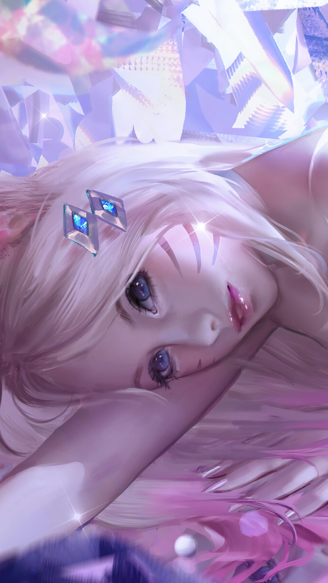 Ahri from League of Legends HD Phone Wallpaper