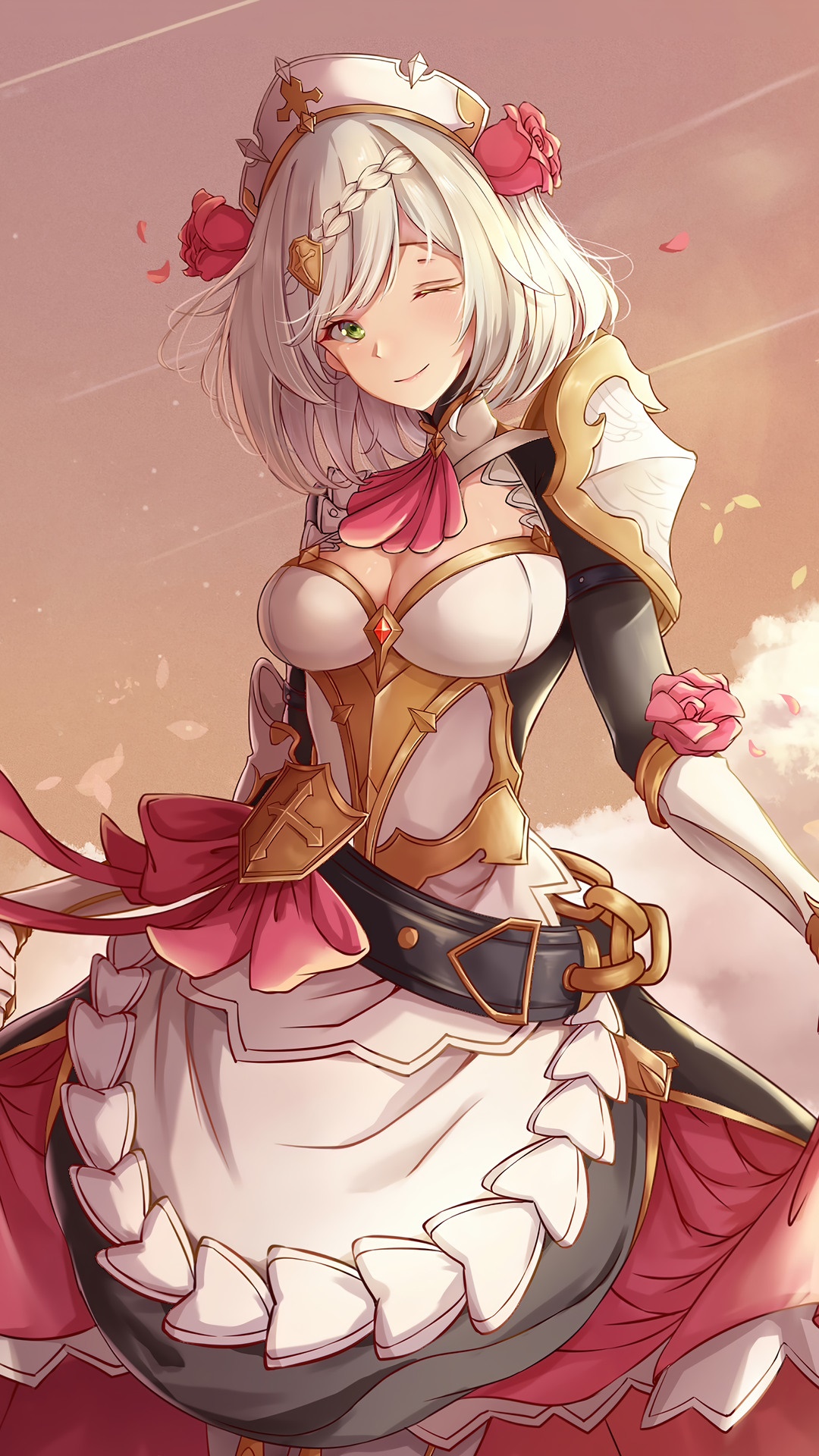 Noelle from Genshin Impact HD Phone Wallpaper