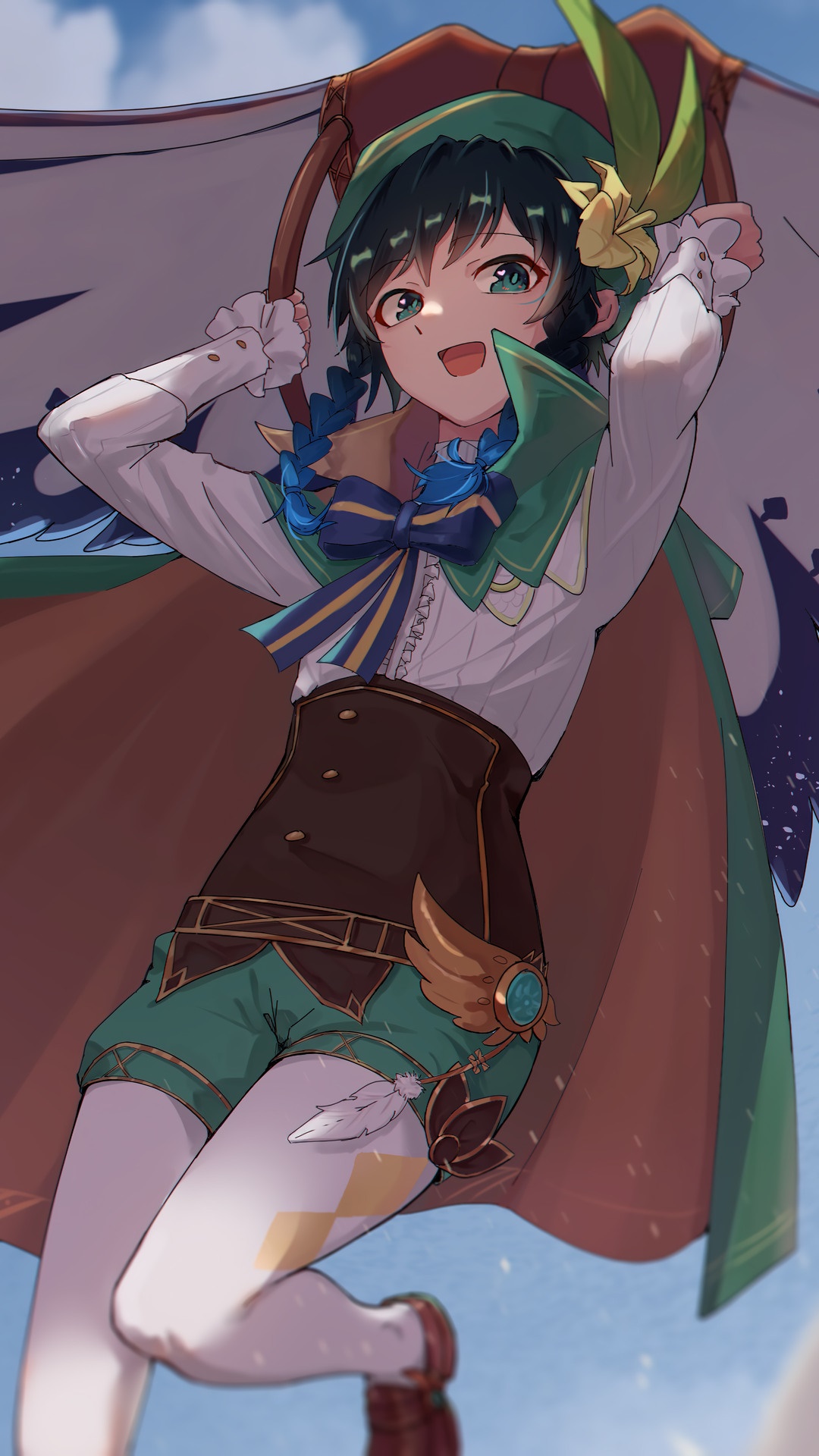 Venti from Genshin Impact HD Phone Wallpaper