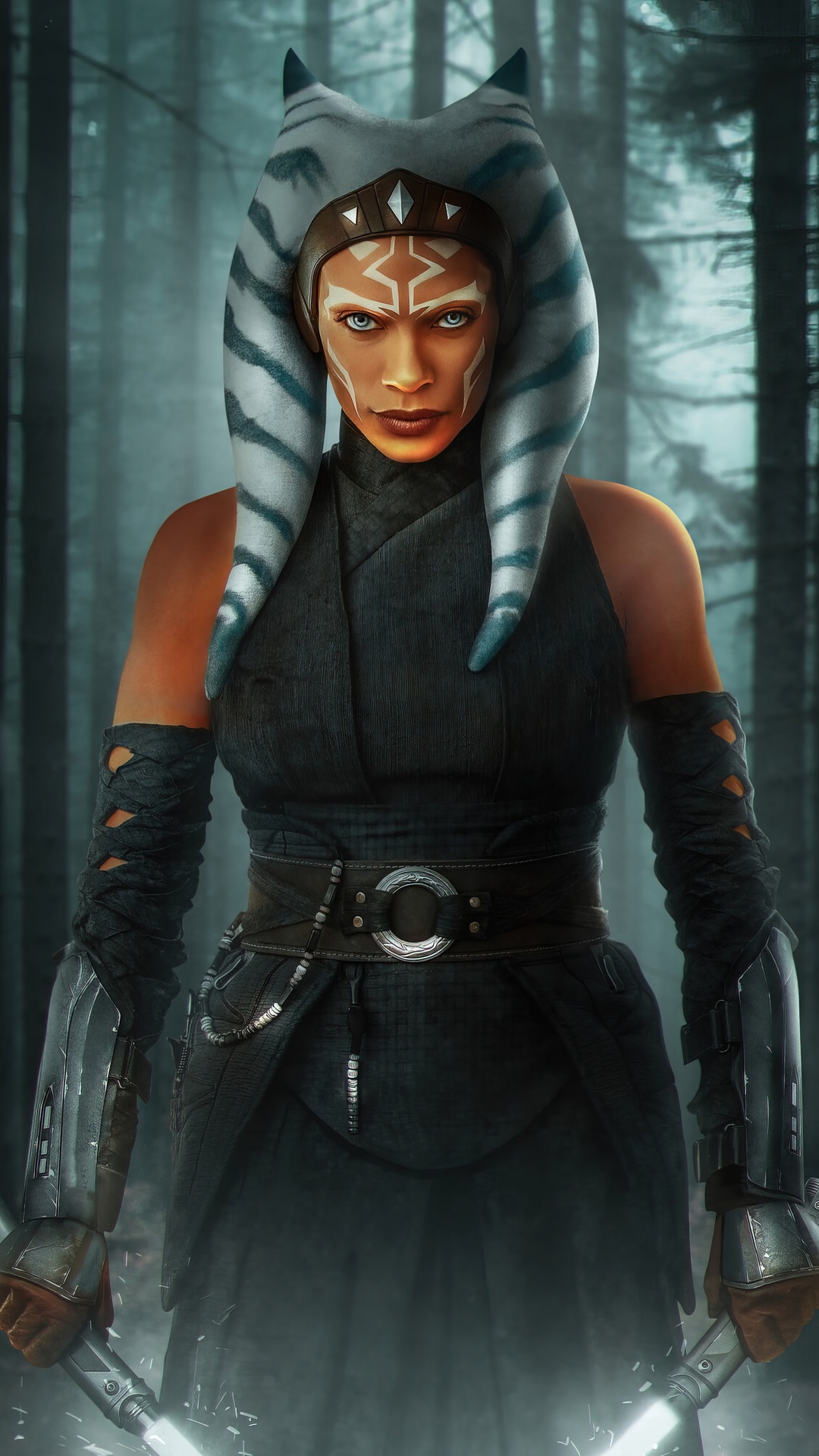 Ahsoka Tano from The Mandalorian HD Phone Wallpaper