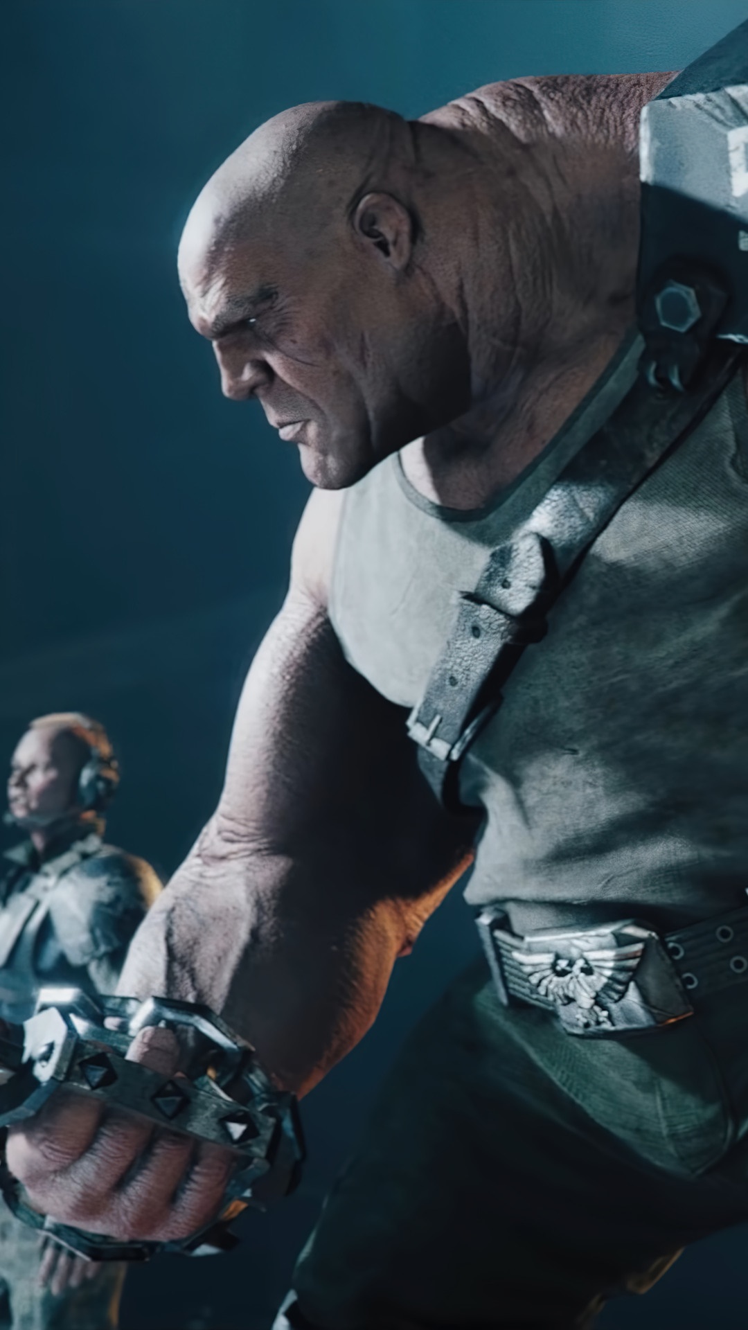 Ogryn from Warhammer 40,000: Darktide HD Phone Wallpaper