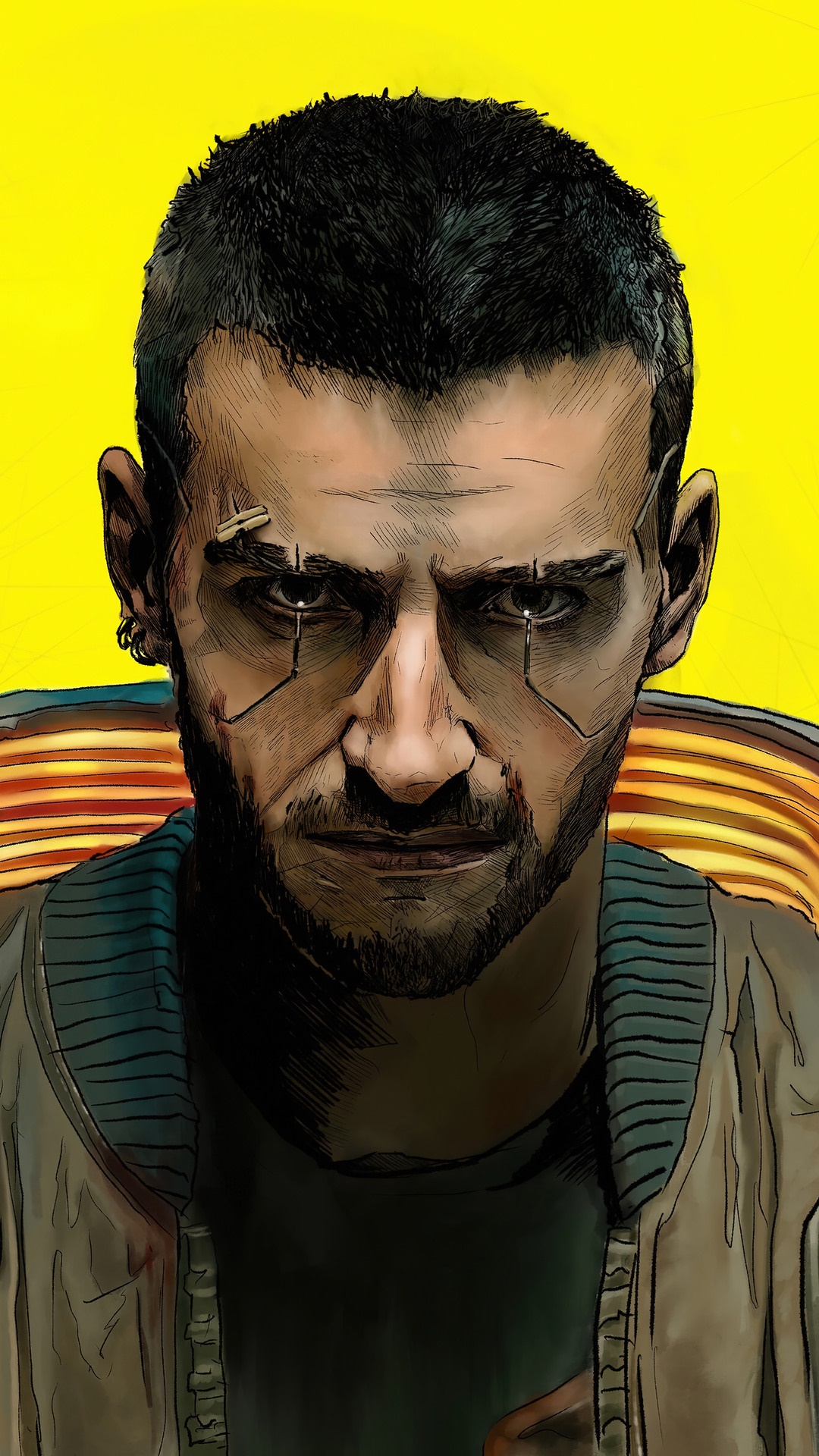 V from Cyberpunk 2077 HD Phone Wallpaper