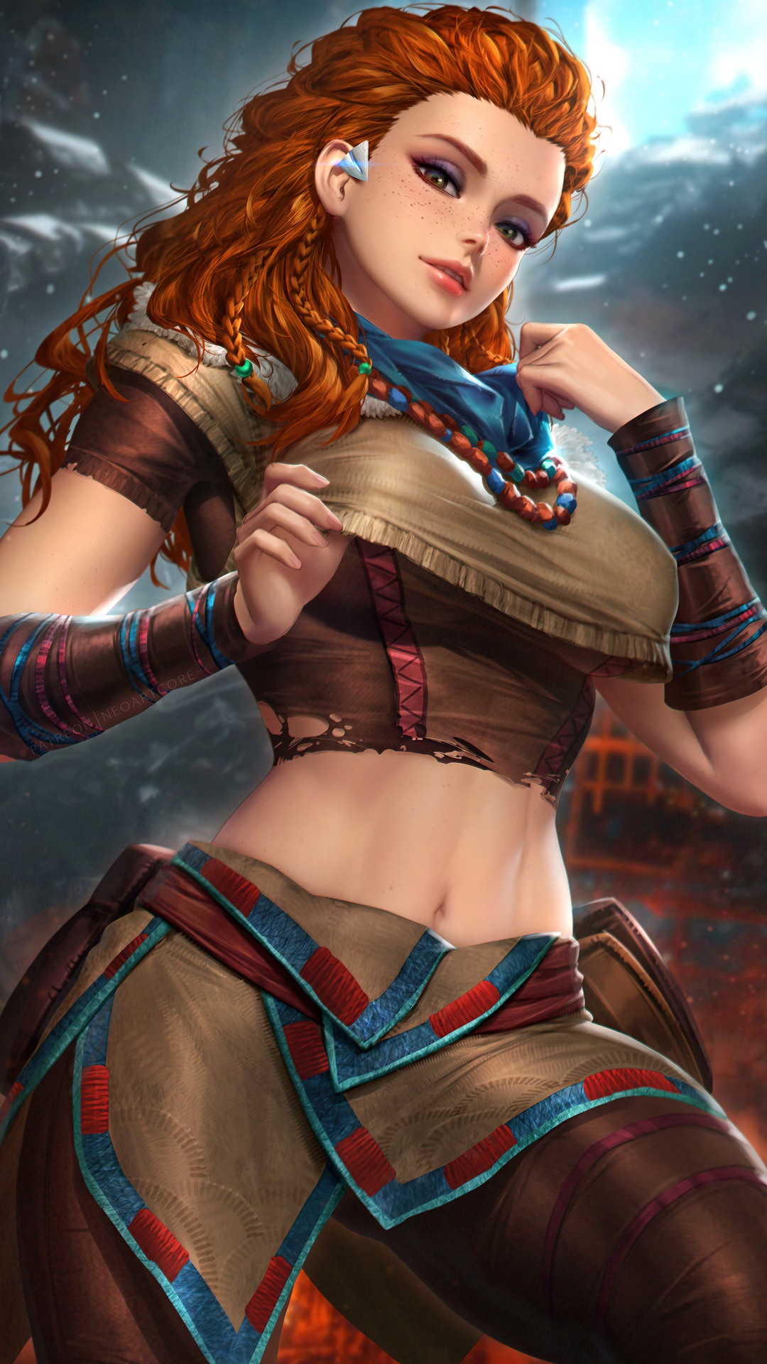 Aloy from Horizon Zero Dawn HD Phone Wallpaper