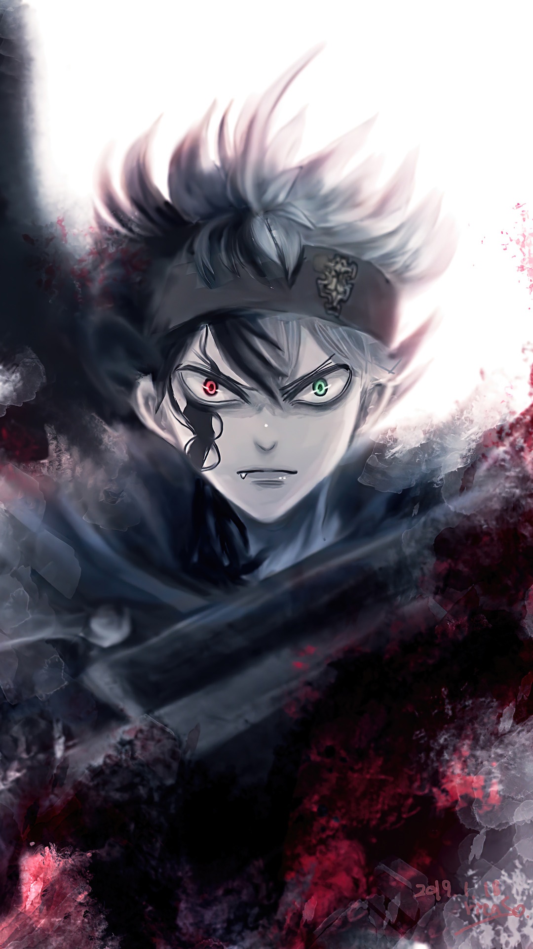 Asta from Black Clover HD Phone Wallpaper