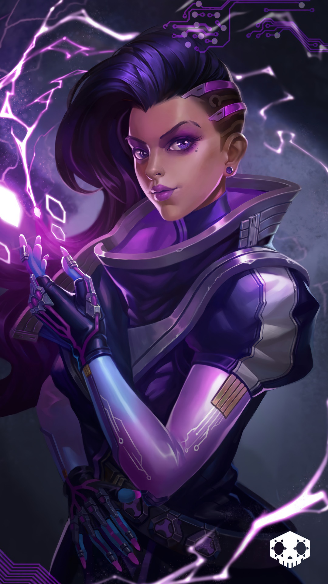 Sombra from Overwatch HD Phone Wallpaper
