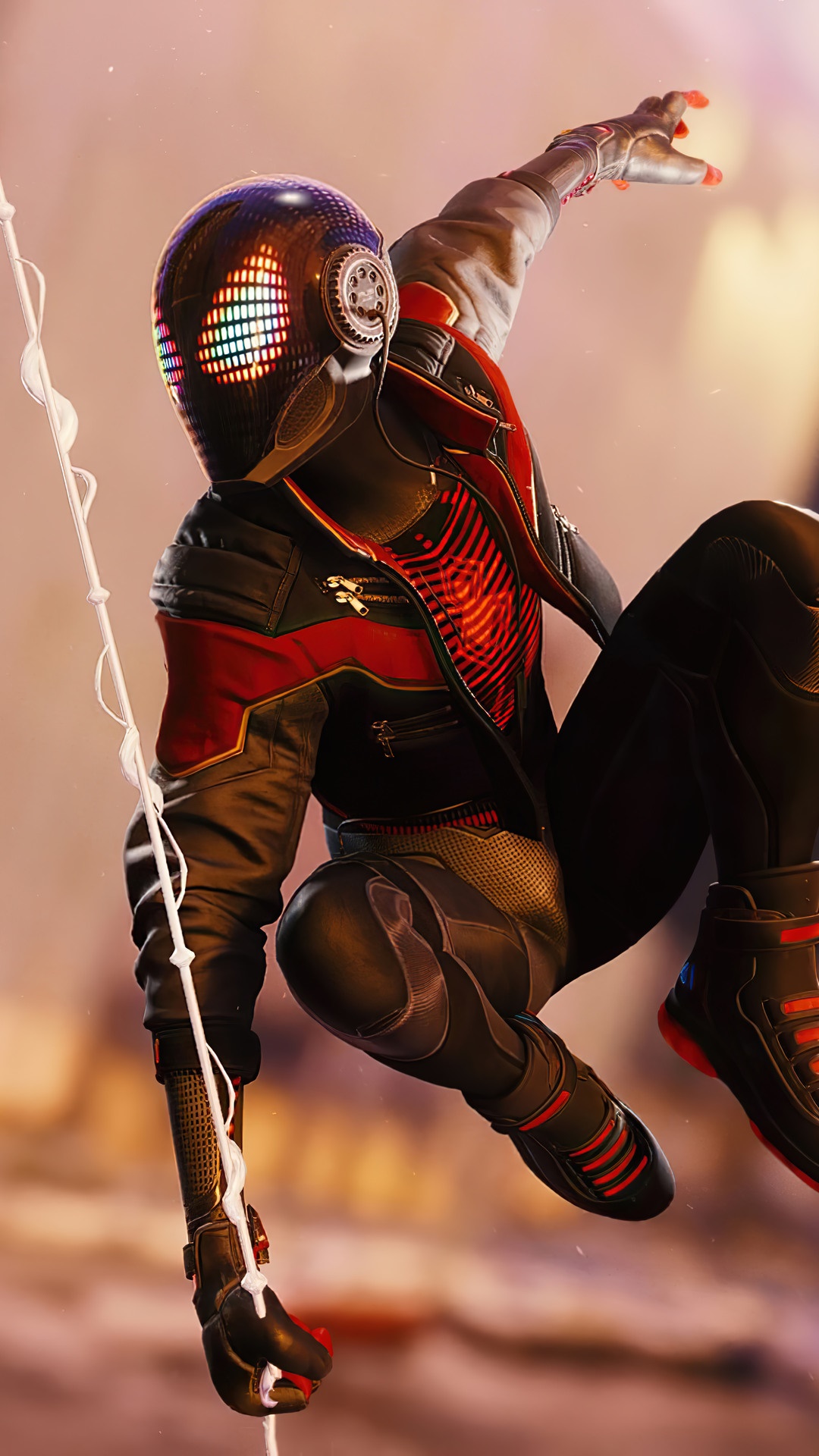 Miles Morales from Marvel's Spider-Man: Miles Morales HD Phone Wallpaper