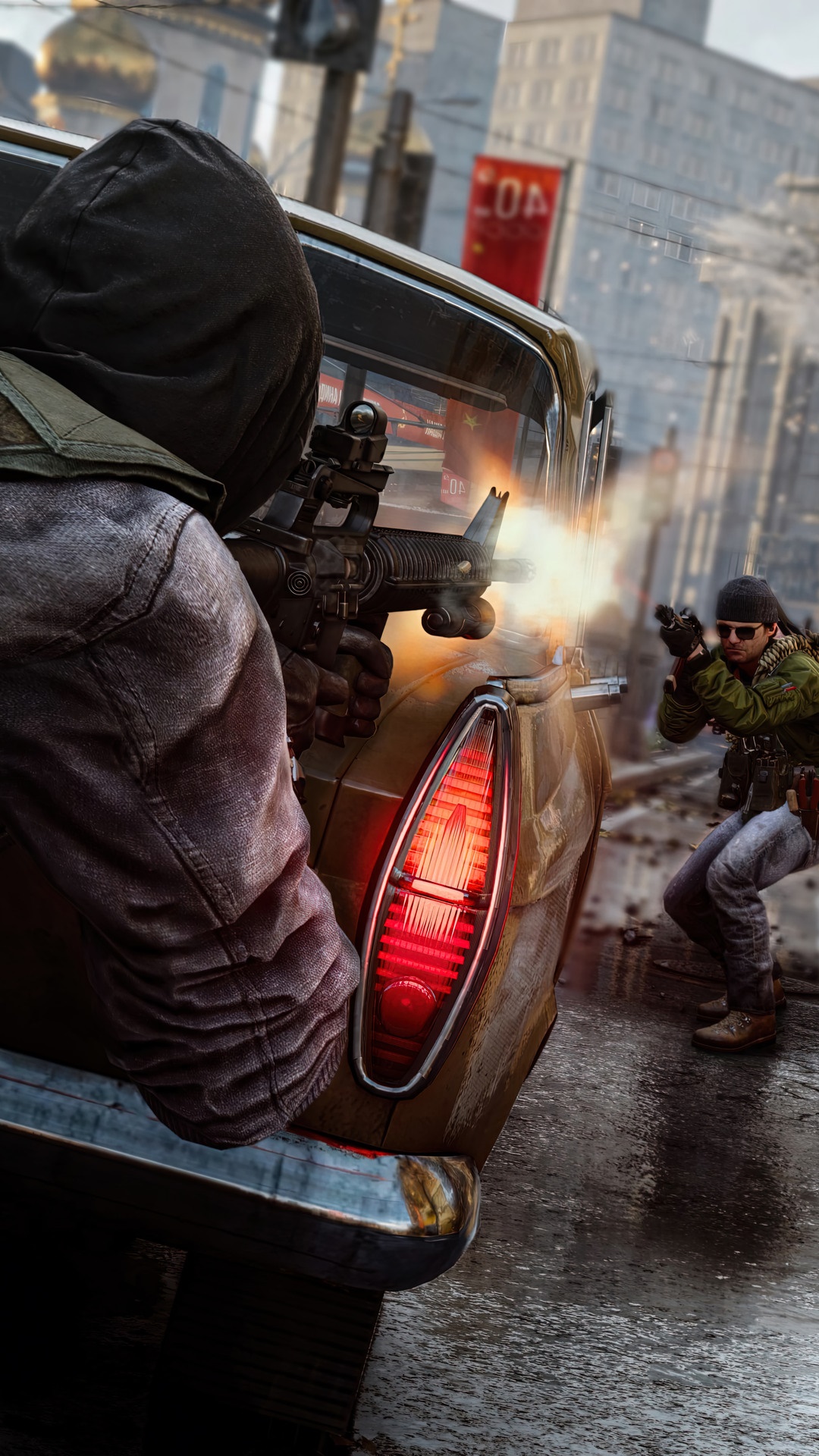 Call of Duty Black Ops Cold War soldiers in combat HD Phone Wallpaper