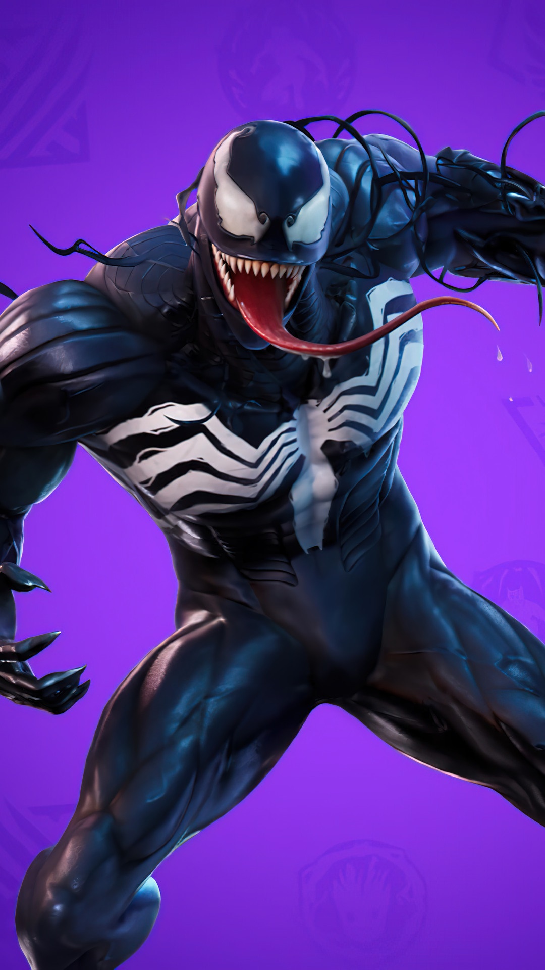 Venom from Fortnite HD Phone Wallpaper