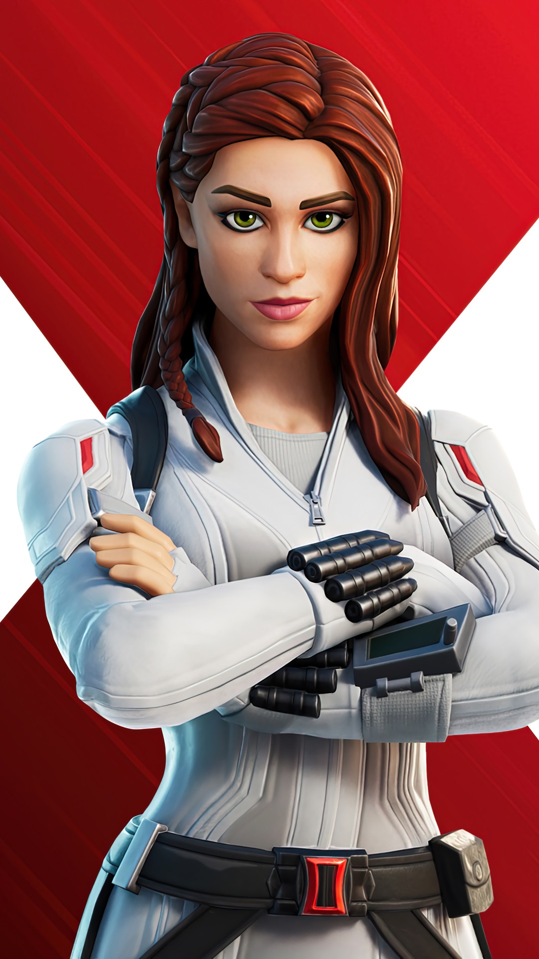Black Widow from Fortnite HD Phone Wallpaper