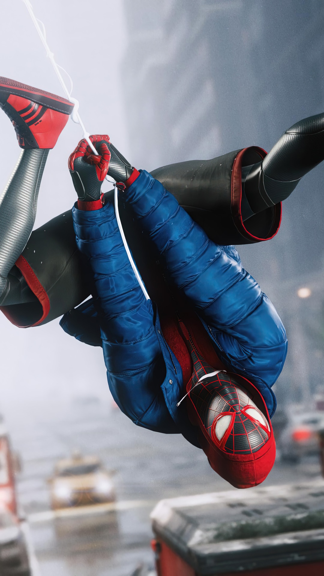 Miles Morales from Marvel's Spider-Man HD Phone Wallpaper