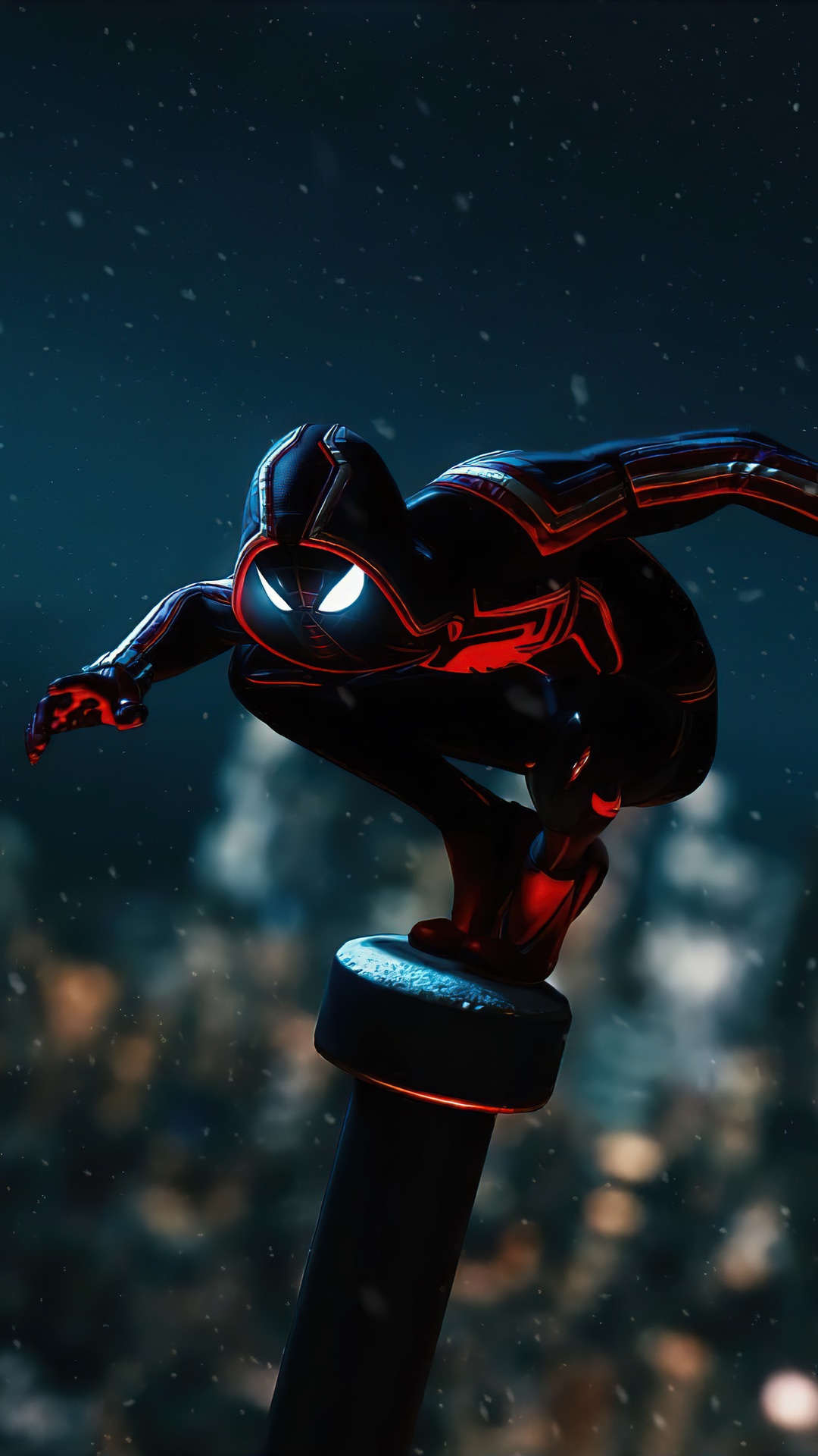 Spider-Man Miles Morales from Marvel's Spider-Man HD Phone Wallpaper