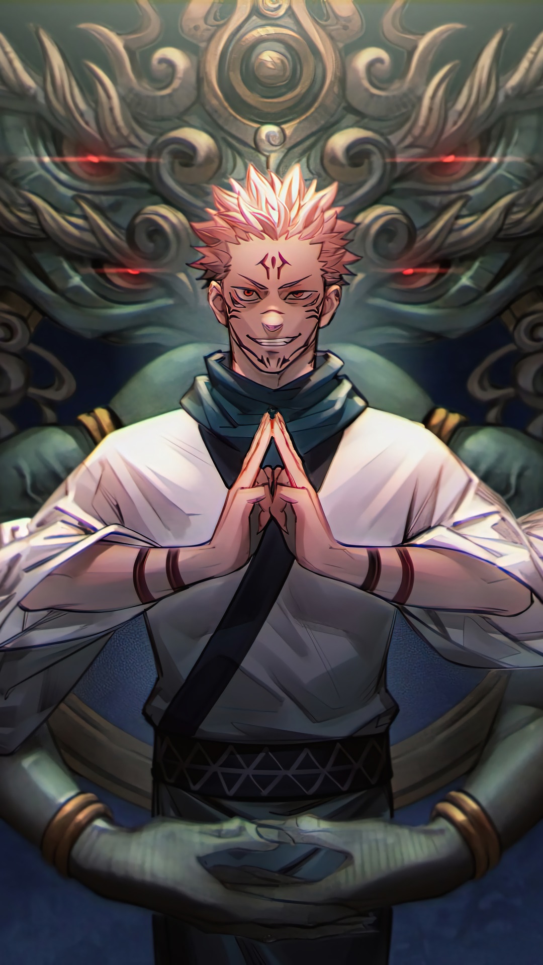 Ryomen Sukuna from Jujutsu Kaisen HD Phone Wallpaper