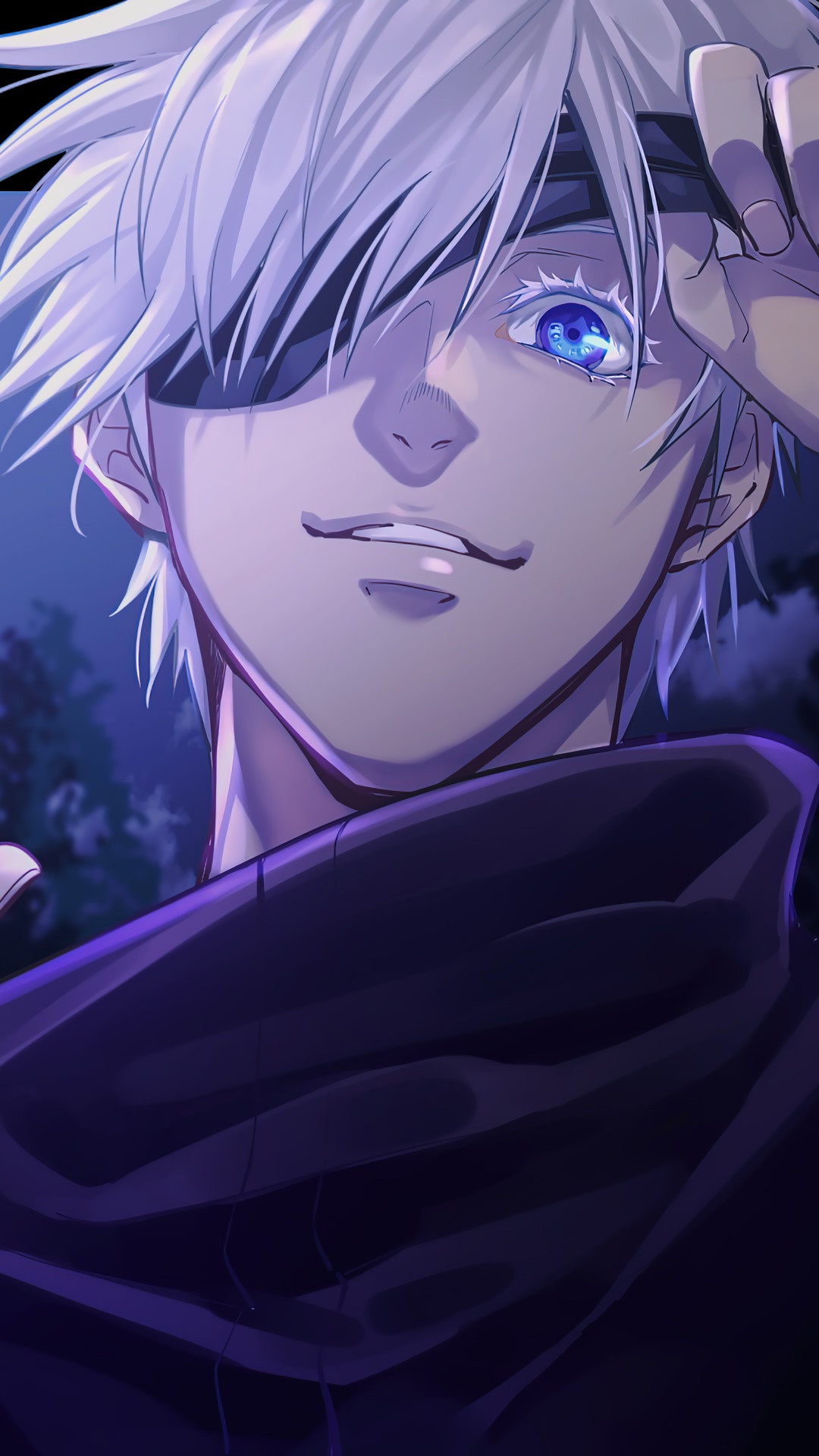 Satoru Gojo from Jujutsu Kaisen HD Phone Wallpaper