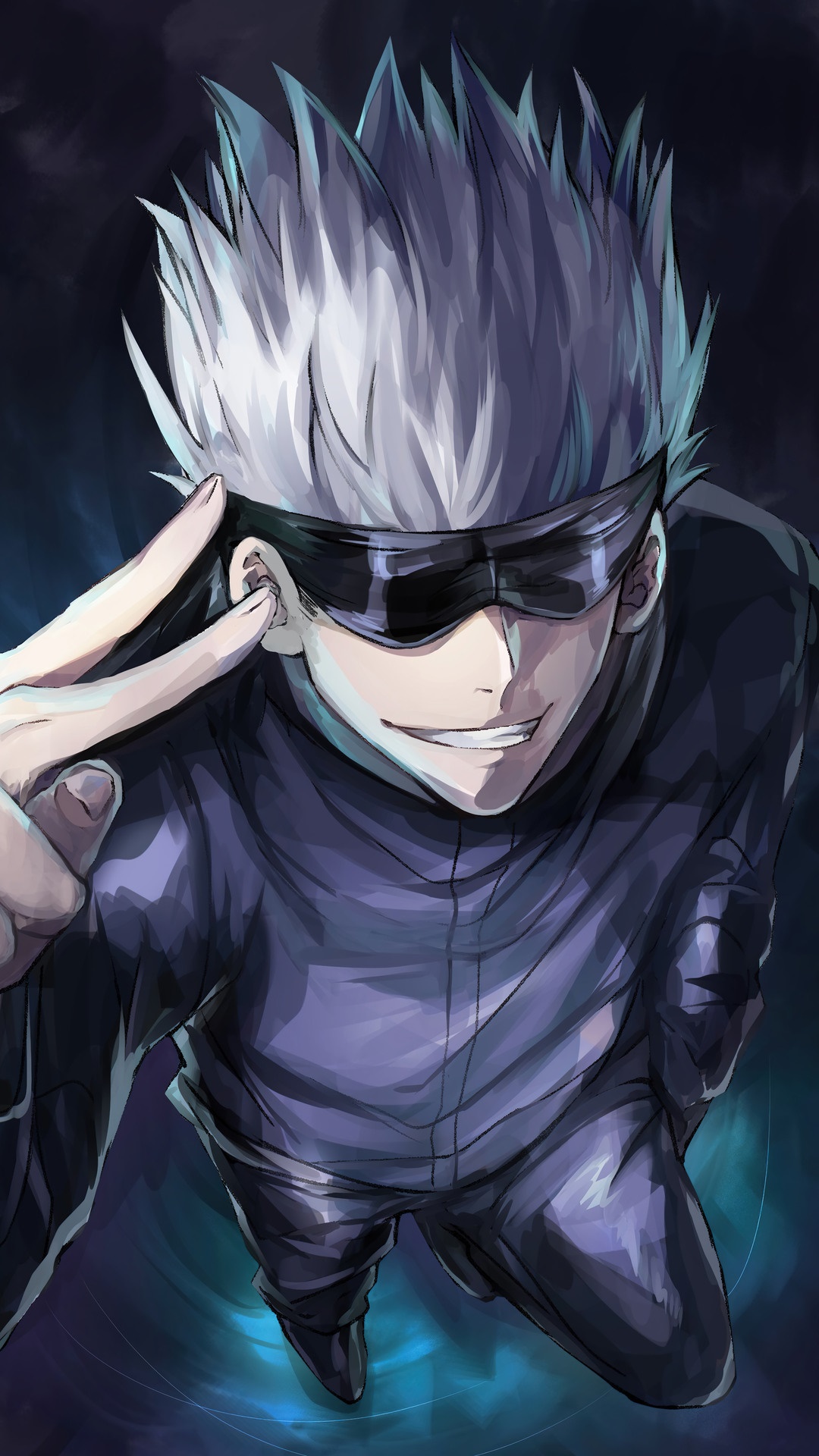 Satoru Gojo from Jujutsu Kaisen Anime HD Phone Wallpaper