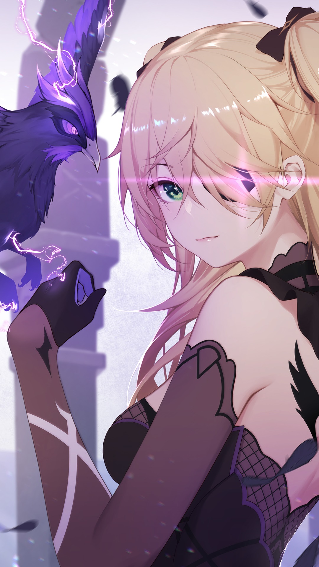 Fischl from Genshin Impact with Oz HD Phone Wallpaper