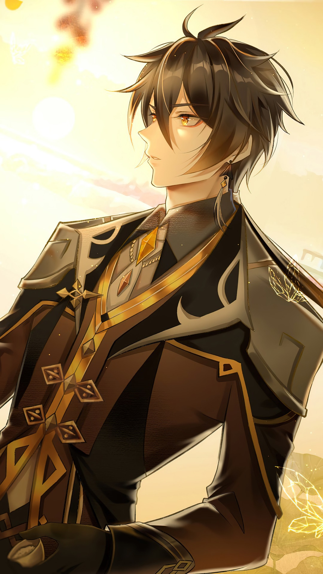 Zhongli from Genshin Impact HD Phone Wallpaper