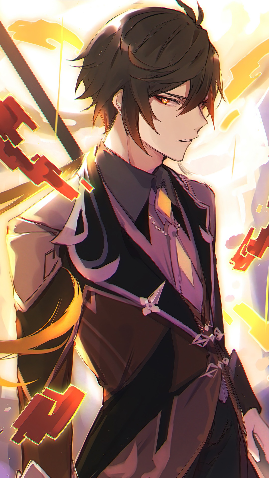 Zhongli from Genshin Impact HD Phone Wallpaper