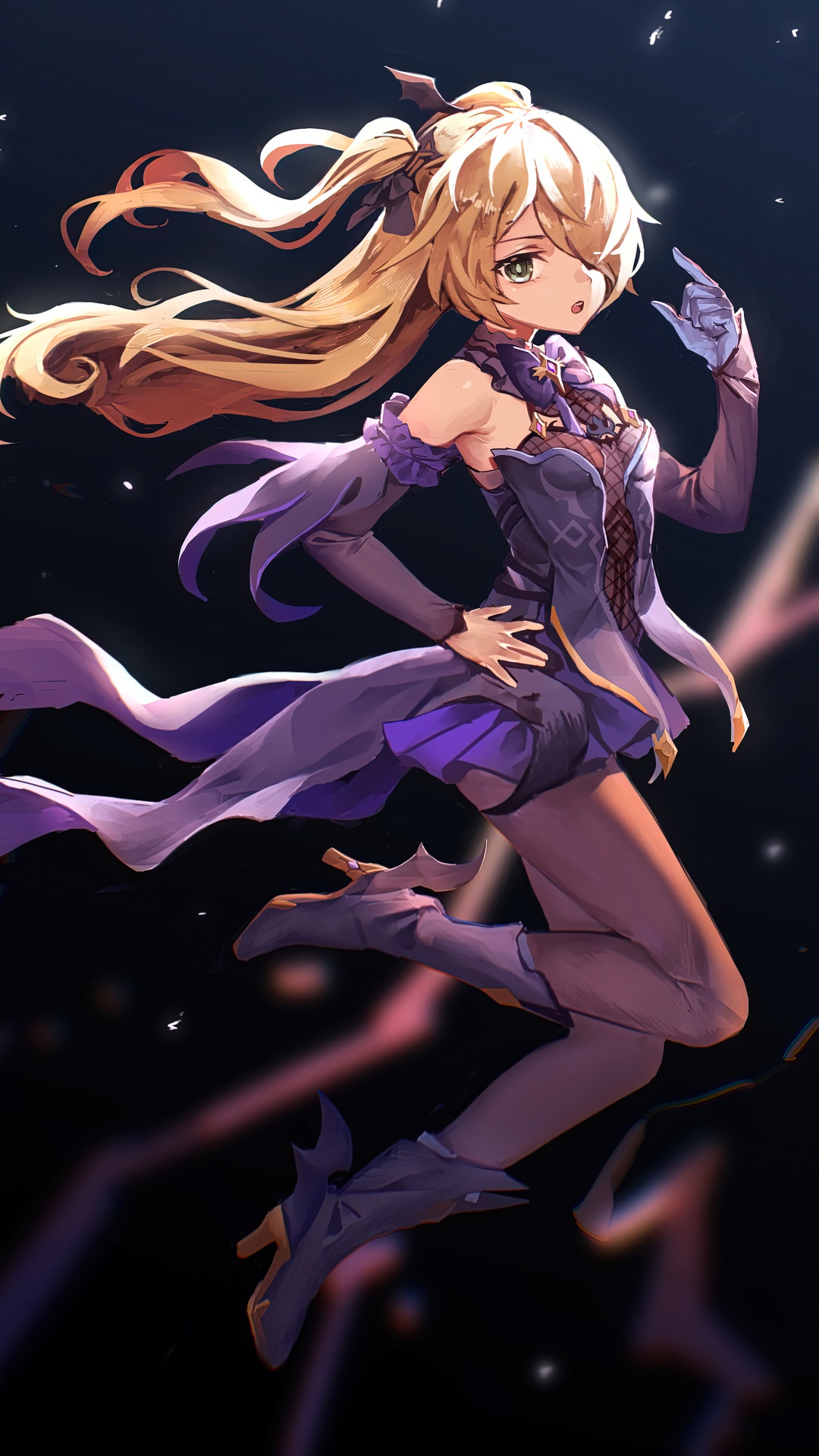 Fischl from Genshin Impact HD Phone Wallpaper