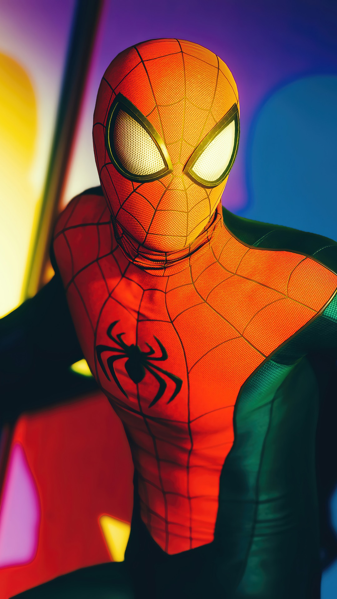 Spider-Man from Marvel's Spider-Man: Miles Morales HD Phone Wallpaper