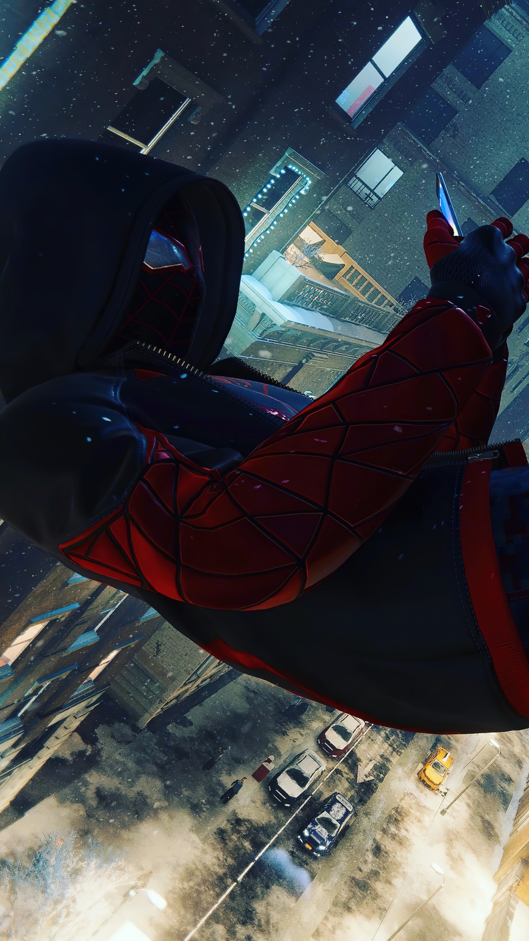 Miles Morales from Marvel's Spider-Man: Miles Morales HD Phone Wallpaper