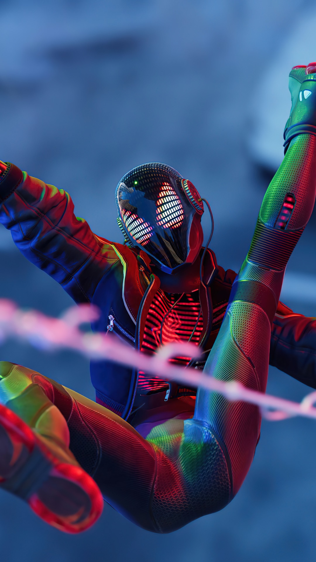 Miles Morales from Marvel's Spider-Man: Miles Morales HD Phone Wallpaper