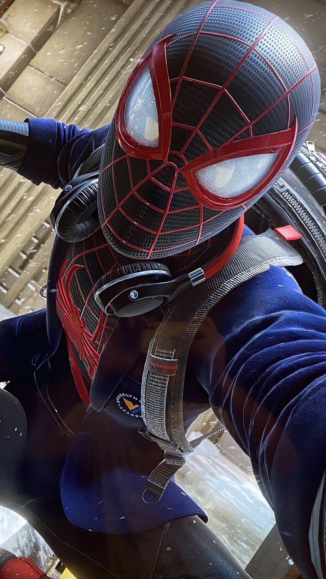 Miles Morales from Marvel's Spider-Man: Miles Morales HD Phone Wallpaper