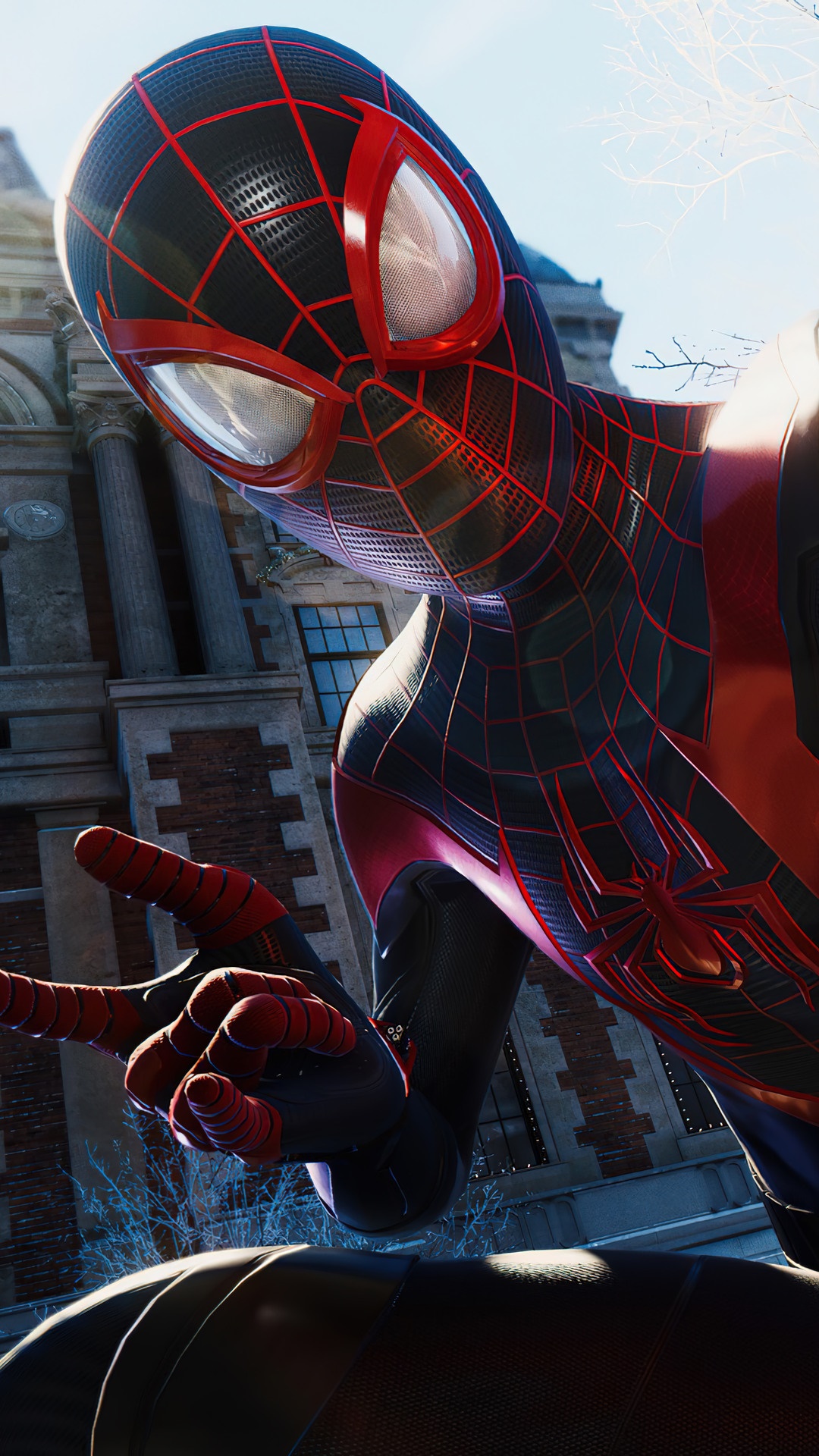 Miles Morales from Marvel's Spider-Man: Miles Morales HD Phone Wallpaper