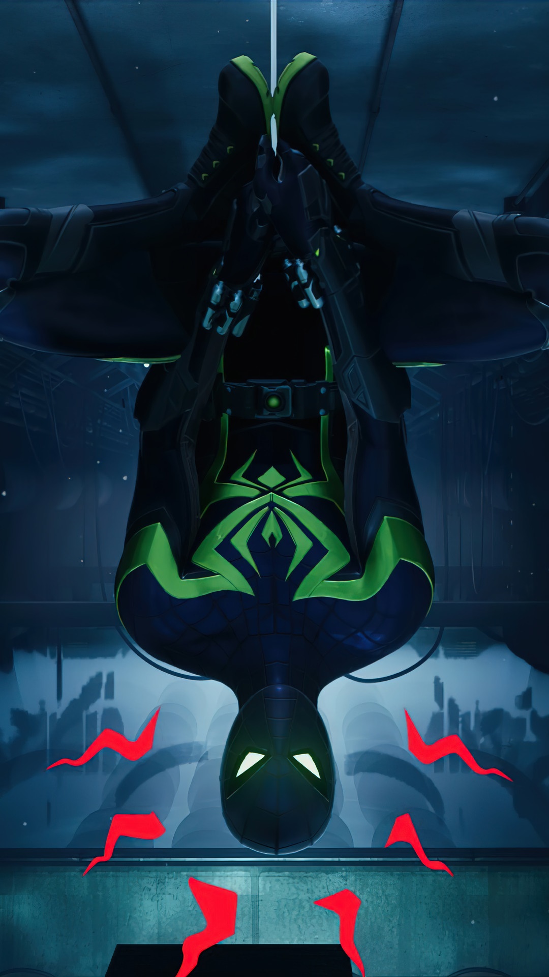 Spider-Man from Marvel's Spider-Man: Miles Morales HD Phone Wallpaper