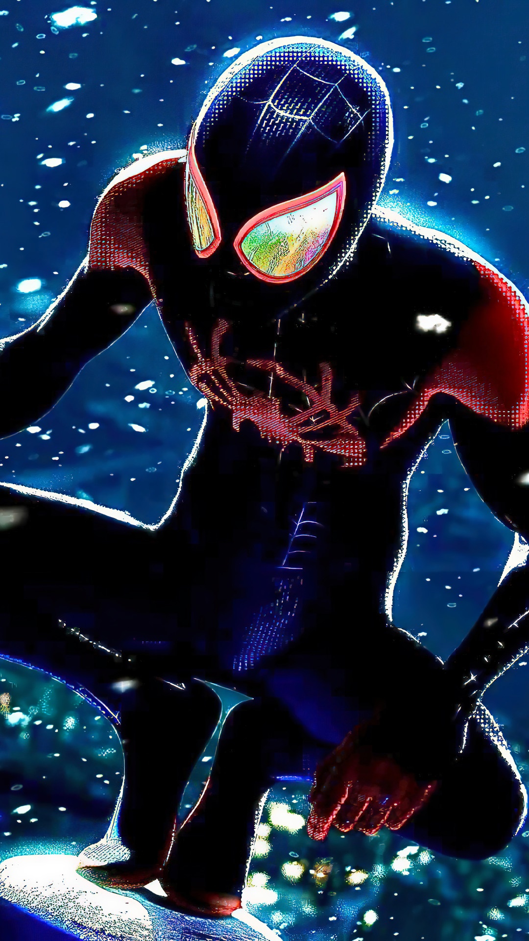 Miles Morales from Marvel's Spider-Man HD Phone Wallpaper