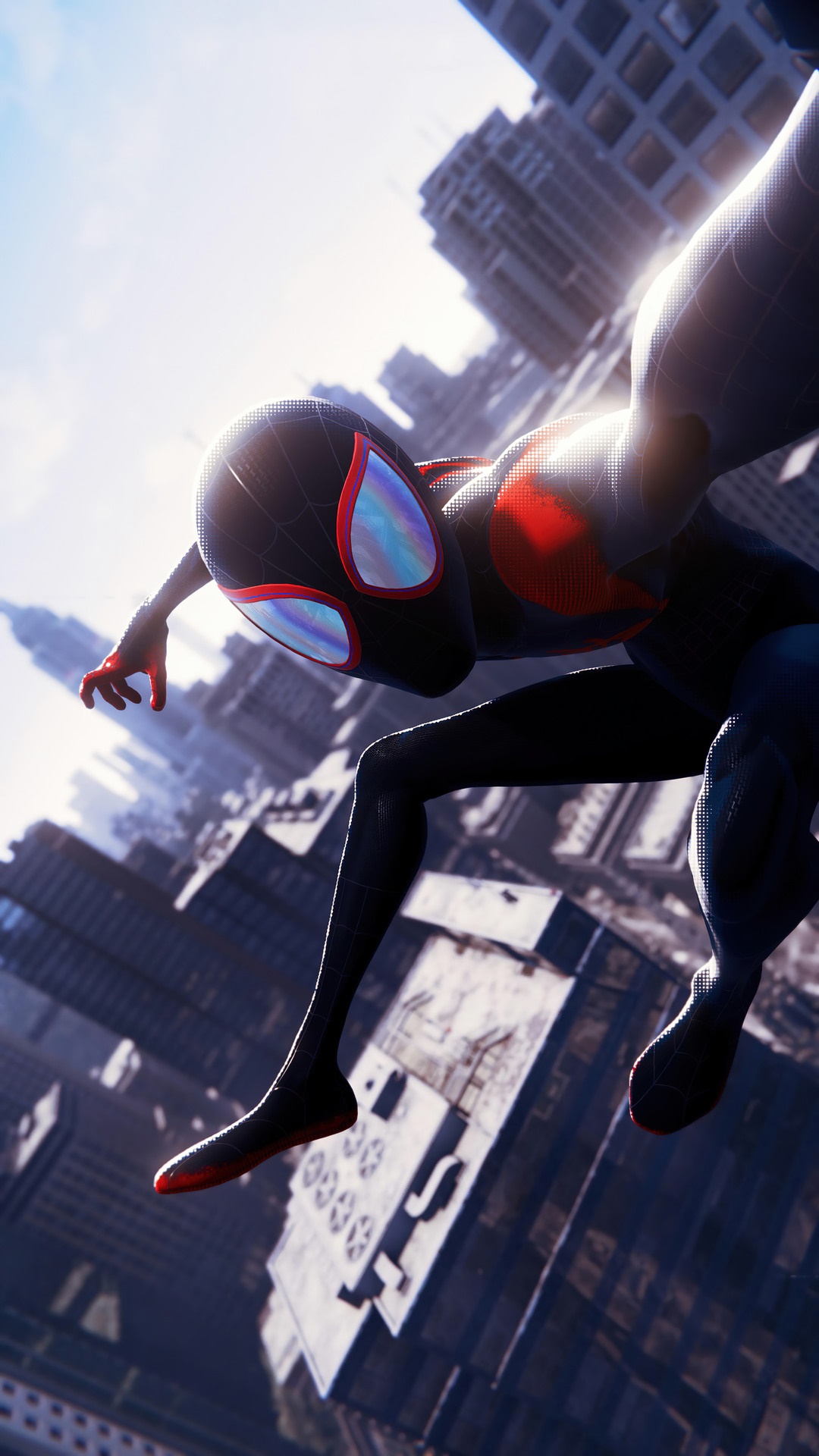 Spider-Man (Miles Morales) from Marvel's Spider-Man: Miles Morales HD Phone Wallpaper