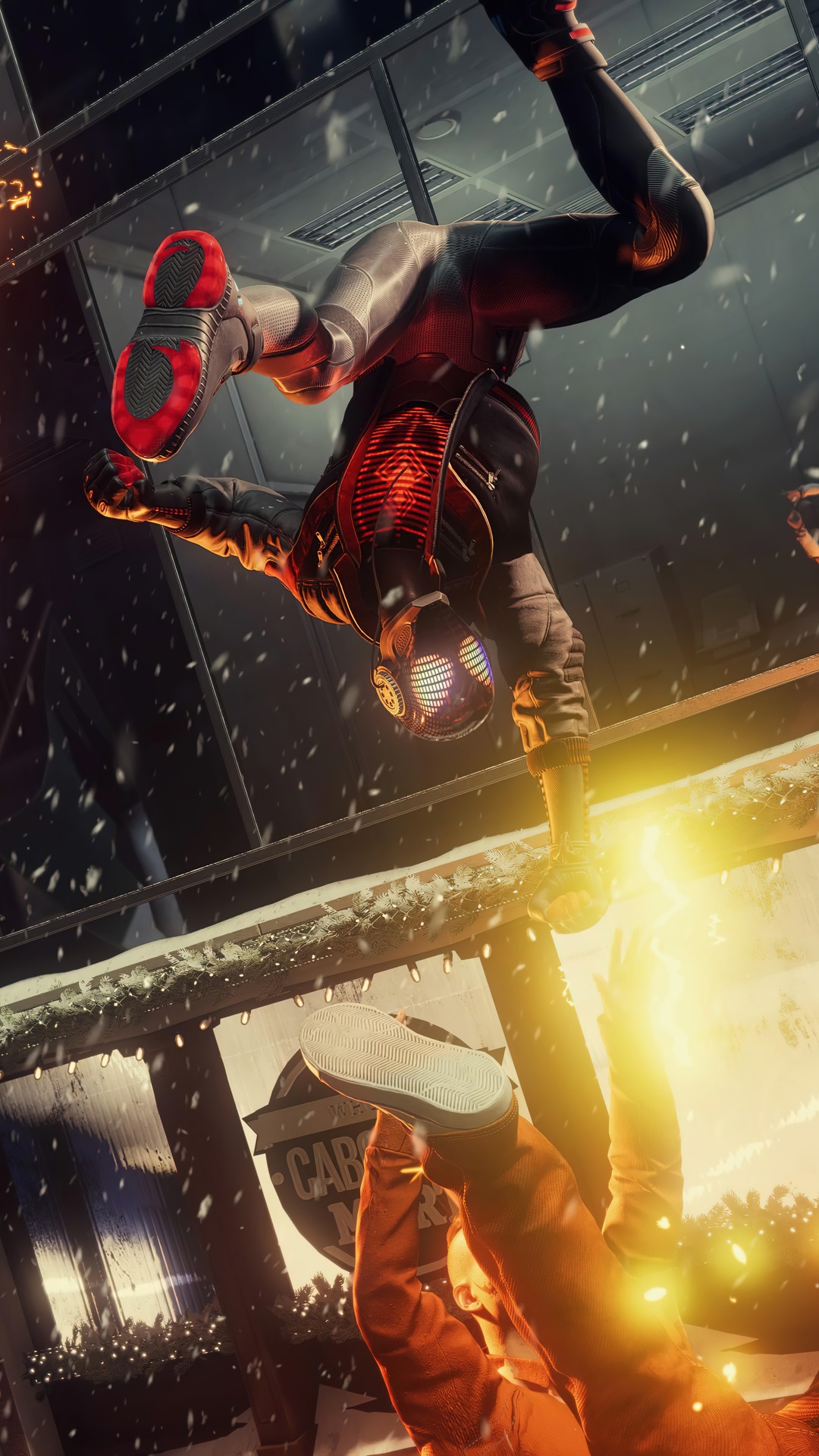 Miles Morales from Marvel's Spider-Man: Miles Morales HD Phone Wallpaper