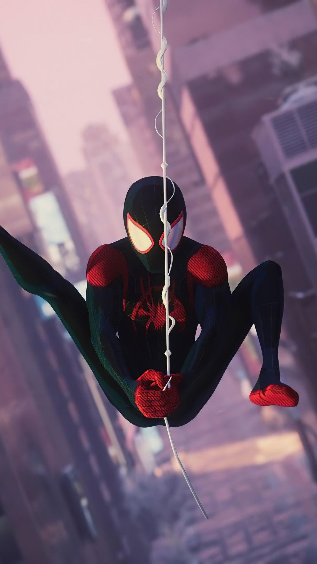 Miles Morales from Marvel's Spider-Man: Miles Morales HD Phone Wallpaper