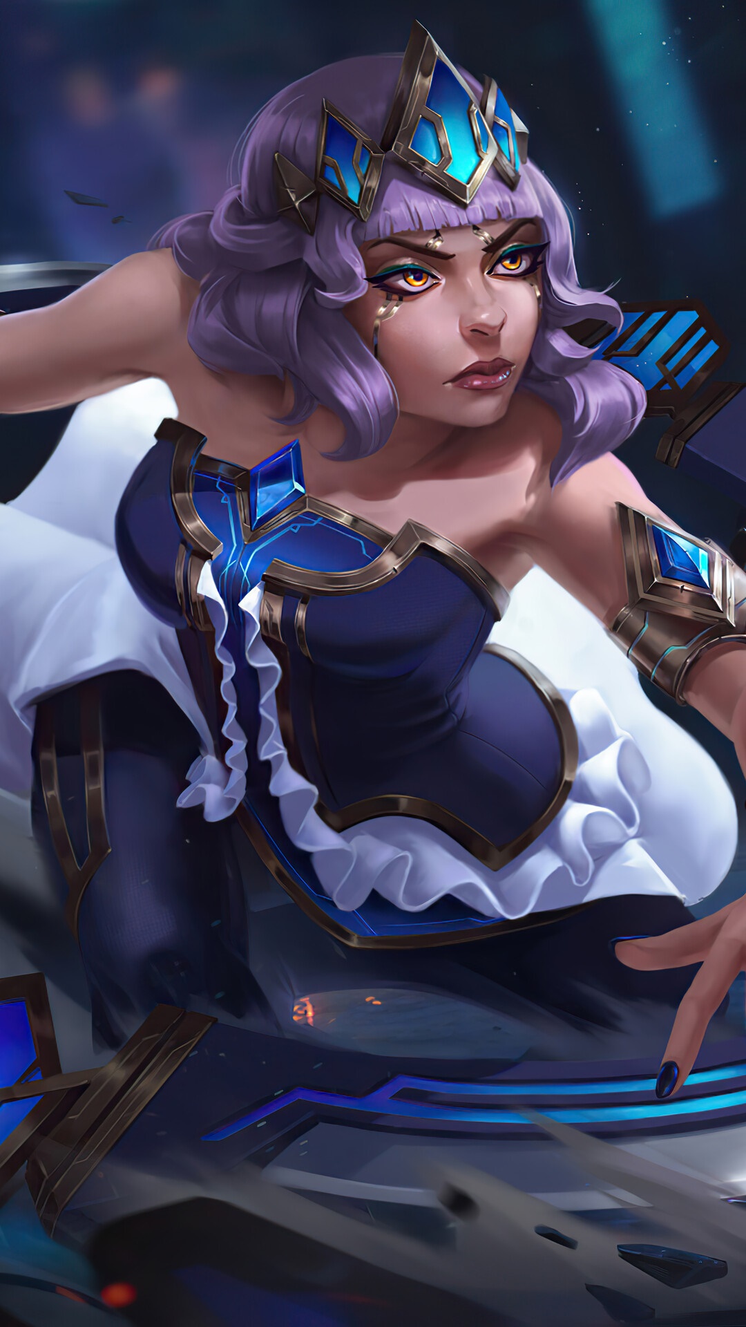 Hextech Qiyana from League of Legends HD Phone Wallpaper