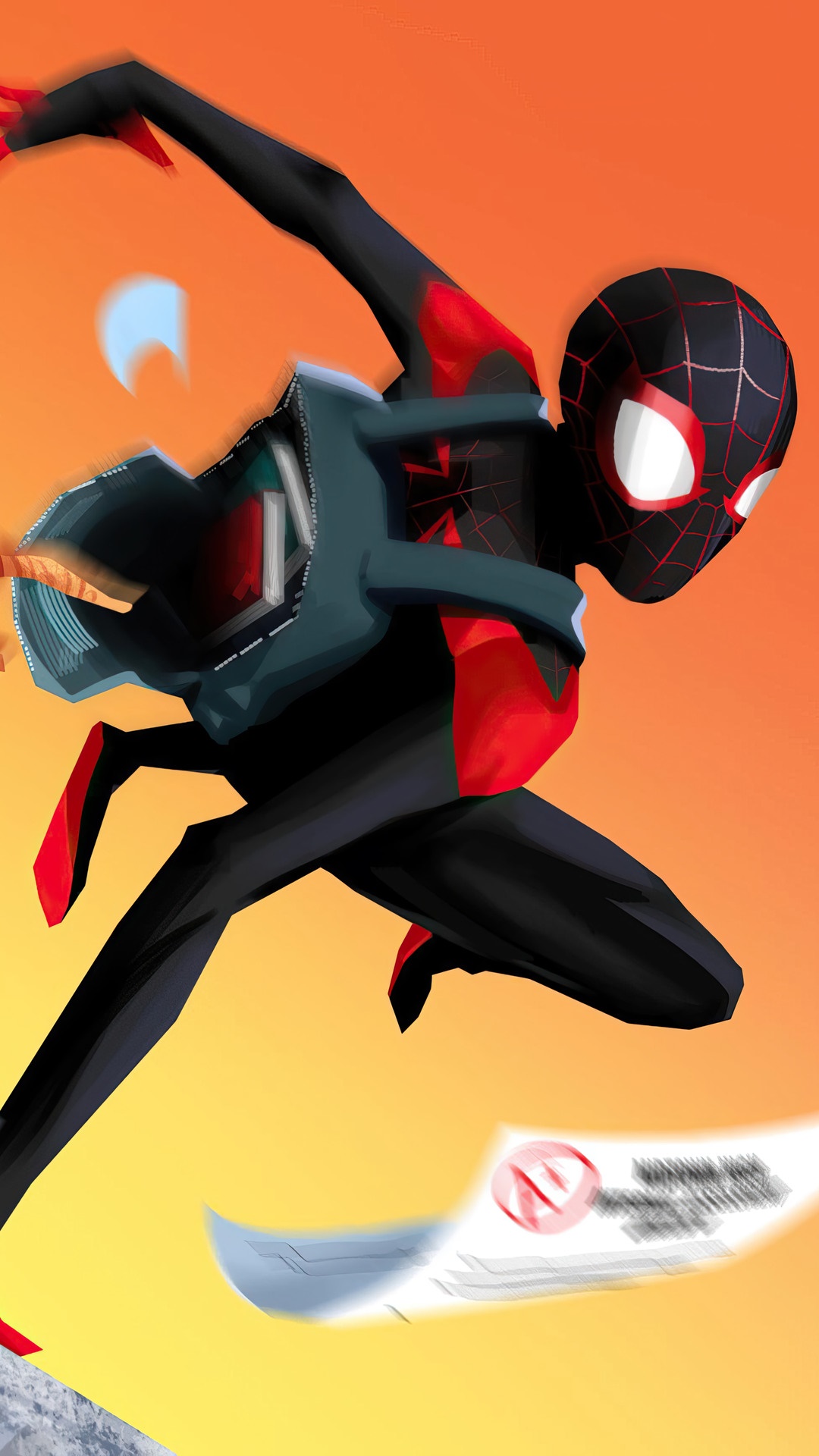 Spider-Man (Miles Morales) from Marvel's Spider-Man HD Phone Wallpaper