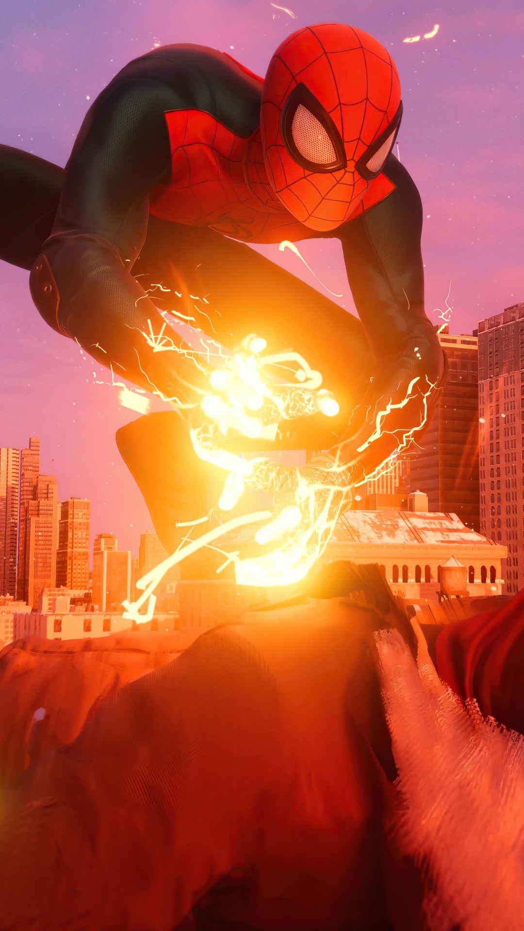 Spider-Man from Marvel's Spider-Man: Miles Morales HD Phone Wallpaper