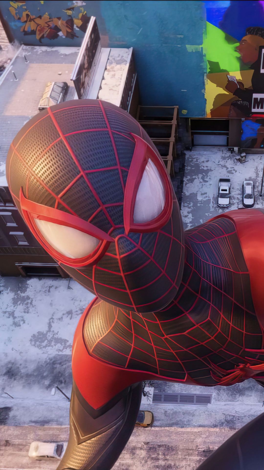 Miles Morales from Marvel's Spider-Man: Miles Morales HD Phone Wallpaper