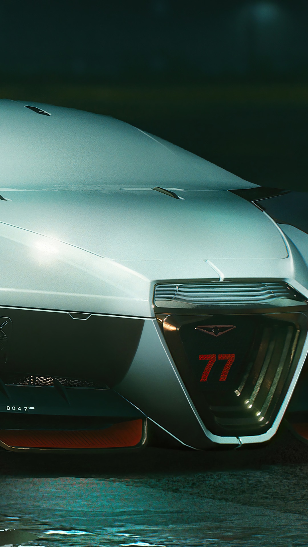 Cyberpunk 2077 Hypercar HD Phone Wallpaper