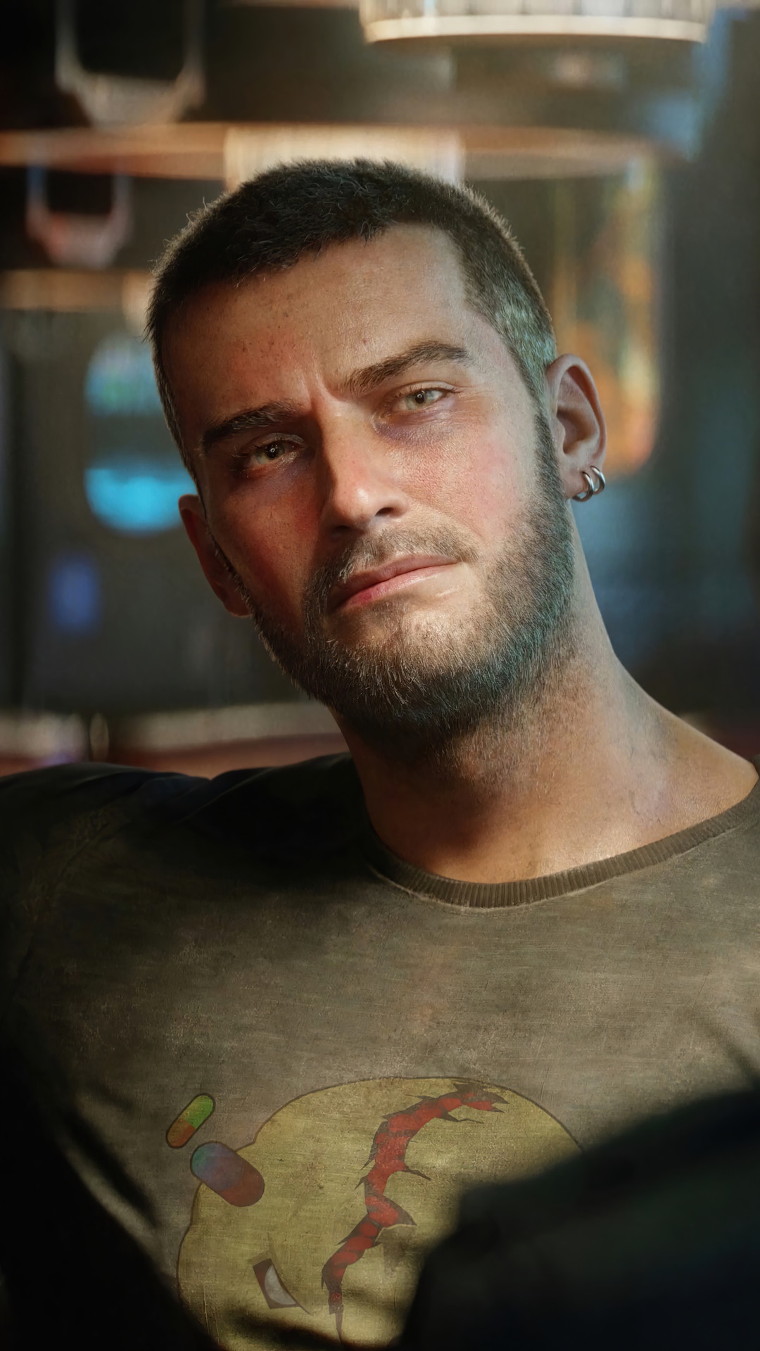 Man from Cyberpunk 2077 HD Phone Wallpaper