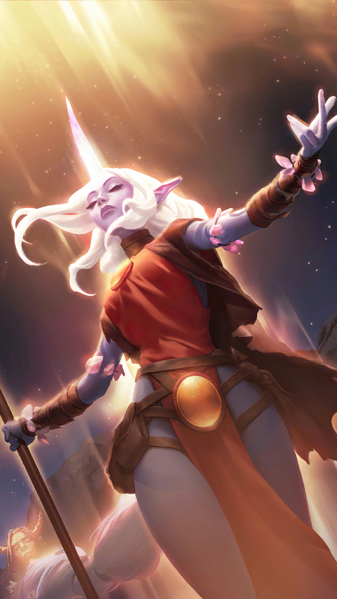 Soraka from League of Legends HD Phone Wallpaper