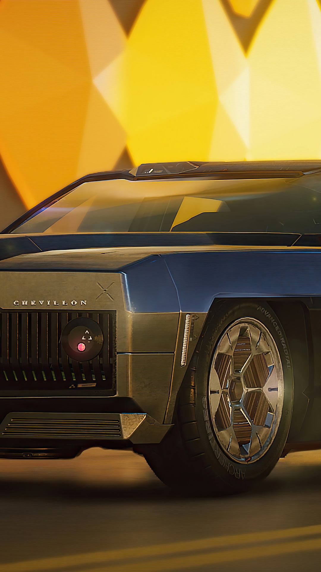 Chevillon car from Cyberpunk 2077 HD Phone Wallpaper