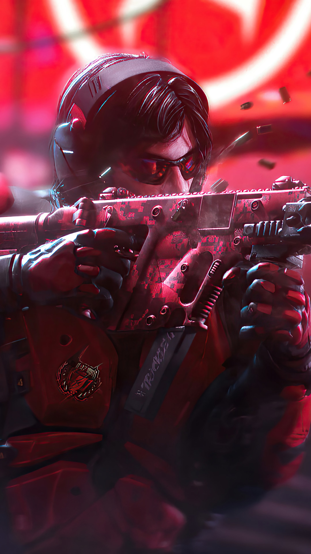 Dr Disrespect aiming a rifle HD Phone Wallpaper