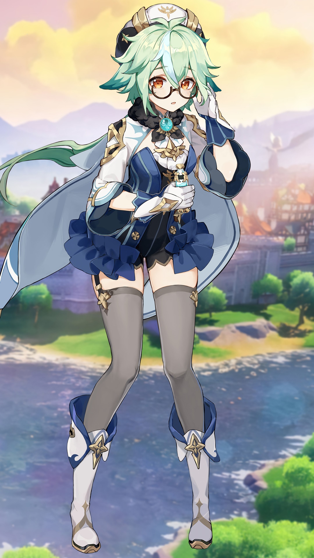 Sucrose from Genshin Impact HD Phone Wallpaper