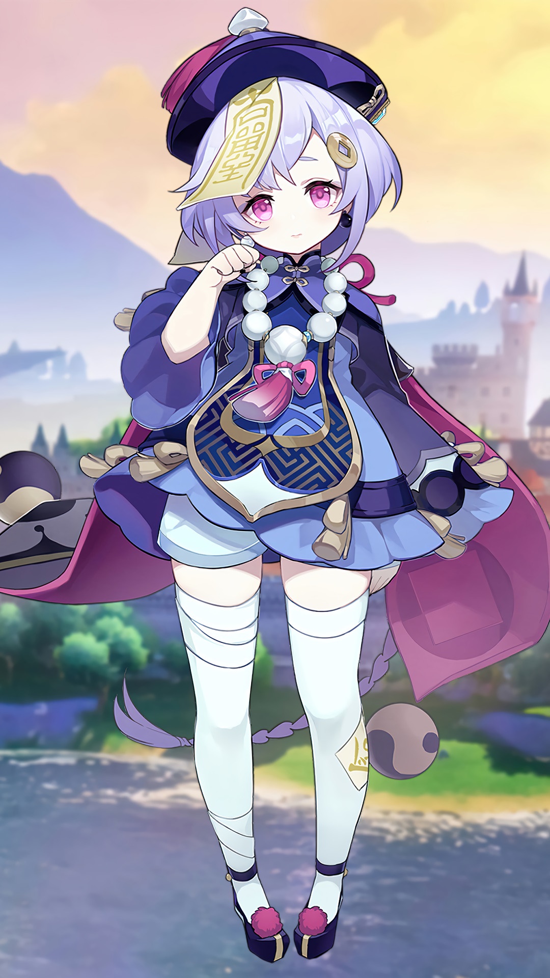 Qiqi from Genshin Impact HD Phone Wallpaper