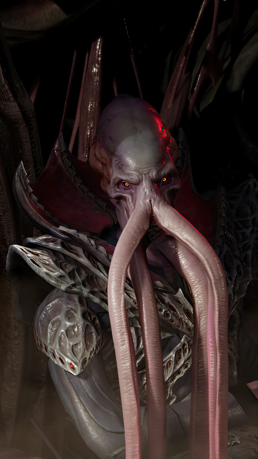 Baldur's Gate 3 Mind Flayer HD Phone Wallpaper