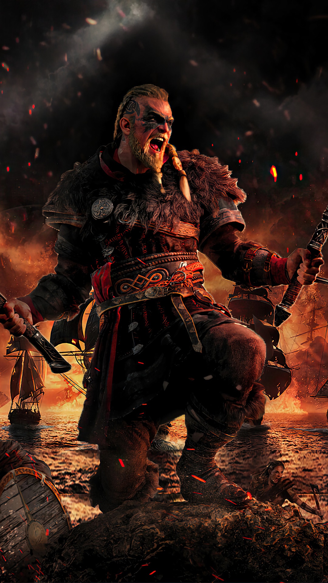Eivor from Assassins Creed Valhalla HD Phone Wallpaper